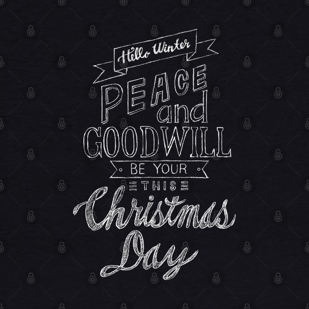 Christmas Typography by TurkeysDesign